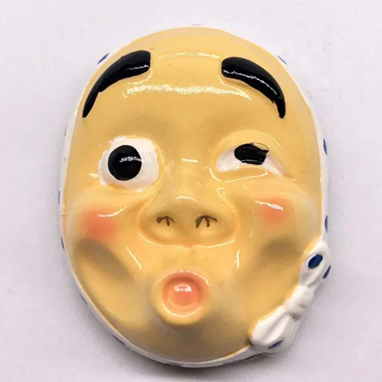 Сувениры магниты на холодильник Япония Кумамото медвежонок Фудзи маска гору KT Cat