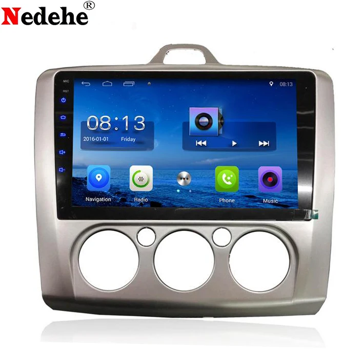 Nedehe Android 8 1 четырехъядерный 9 дюймов для FORD FOCUS 2005 2006 2008-2011 Автомобильный Радио dvd gps