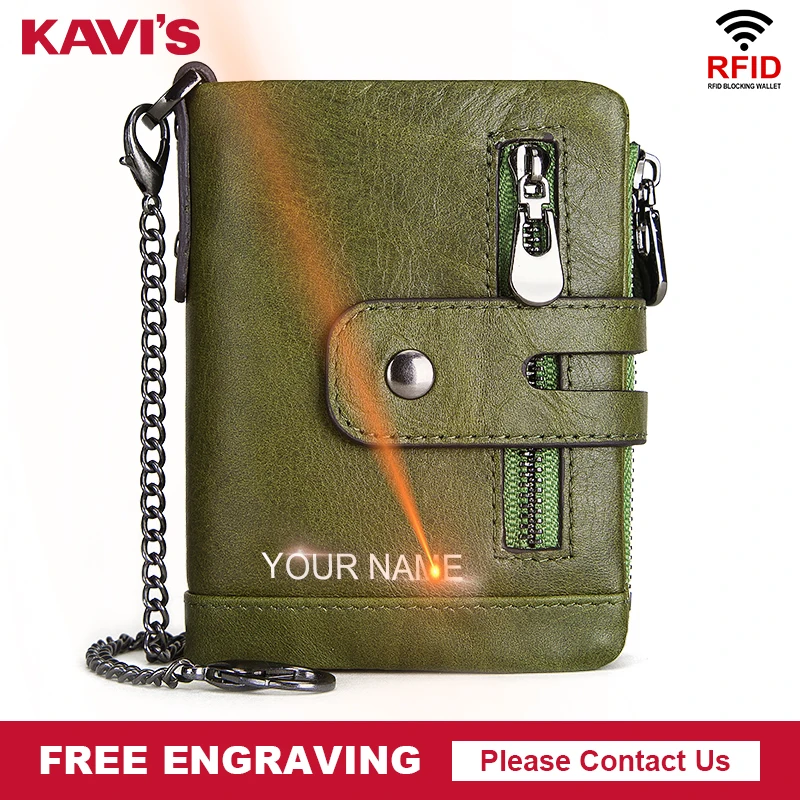 Кошелек мужской из натуральной коровьей кожи с бесплатной гравировкой|Мужские