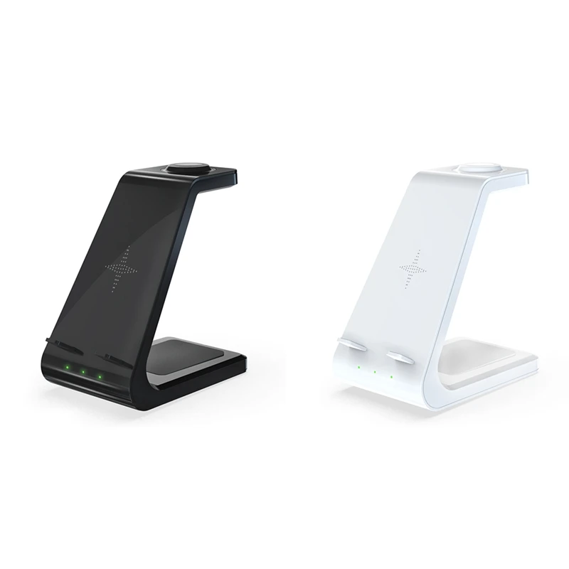 

Беспроводная зарядная станция 3 в 1, Беспроводная подставка для быстрой зарядки для IWatch Pro для iPhone 12 11 XS XR X 8