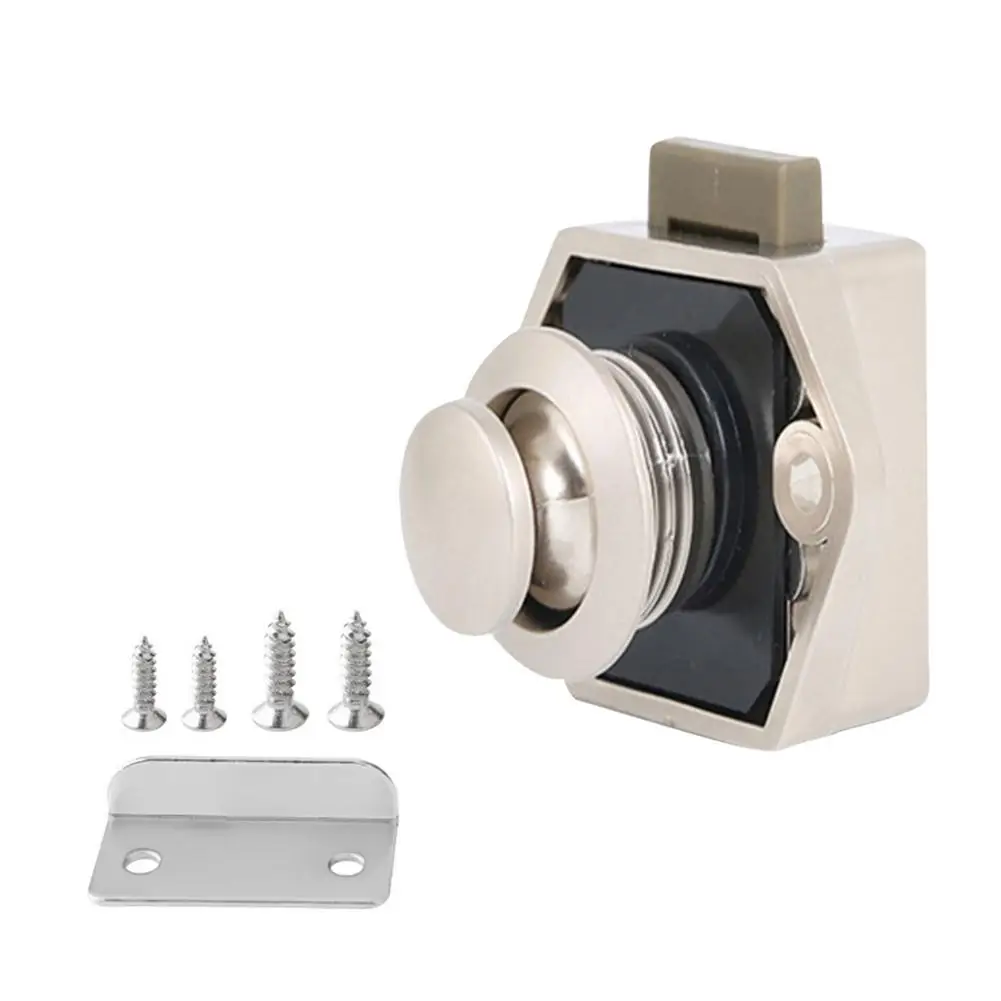 

Camper Car Push Lock Diameter 20mm RV Caravan Boat Motor Home Cabinet Drawer Latch Button Locks Furniture Yachts Hardware