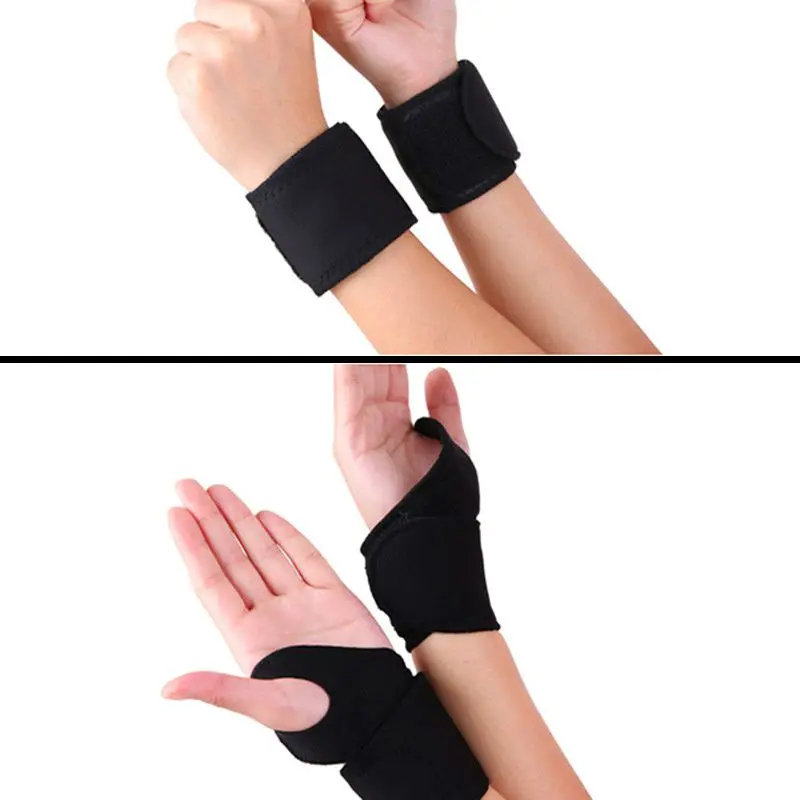 Пара самонагревающихся подтяжек для запястья Спортивная эластичная повязка