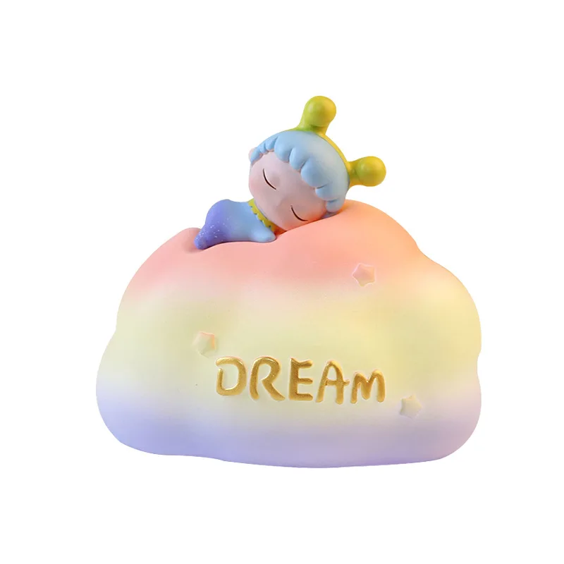 Красочные ночники в виде Луны и облака украшение для детской комнаты