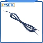 Зонд PT1000 2 шт.лот, 4 мм * 30 мм RTD, 1 м проводной Платиновый датчик термостойкости для нагревательного блока 3D-принтера E3D Volcano V6