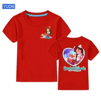 front and back cartoon printing t shirt boys girls funny t shirts toddler baby clothes fashion children cute cotton cartoon cool