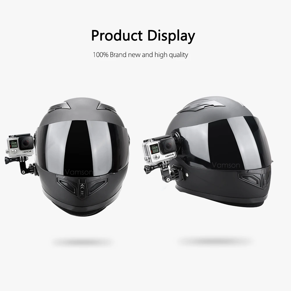 Vamson для Go Pro 8 5 Аксессуары Длинные Короткие регулируемые руки прямое Крепление на суставах для Gopro Hero 8 7 6 5 4 session 3+ VP113
