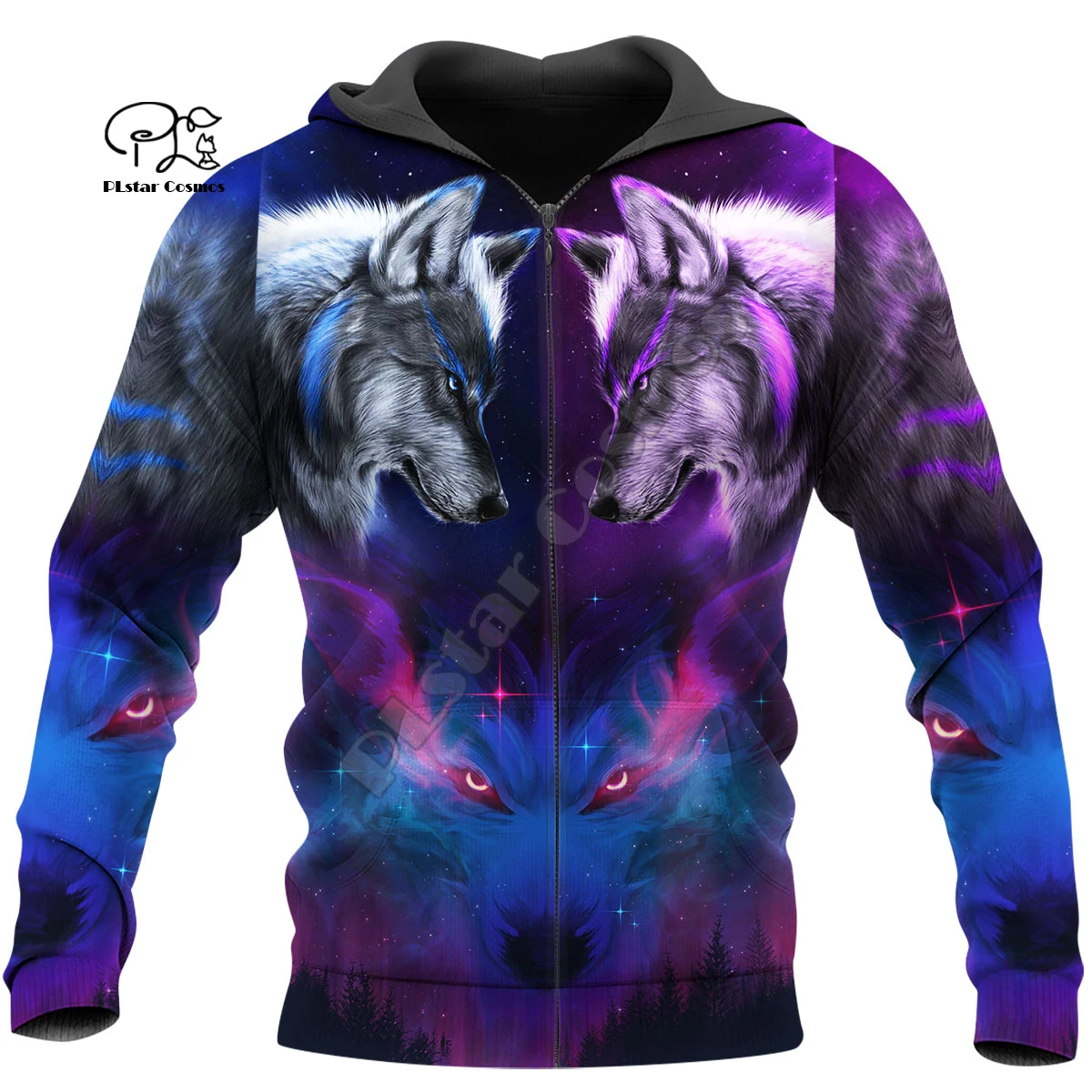 

PLstar Cosmos Animal Hunter Wolf Hunting Tattoo Camo Tracksuit Pullover NewFashion Harajuku 3DPrint Men/Women Casual Hoodies D-5
