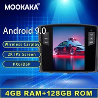 tesla style android 9 0 screen car multimedia player unit for mitsubishi pajero v97 v93 shogun montero 2006 bt gps radio stereo