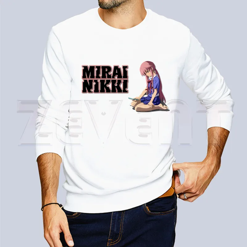 Новое мужское худи с японским аниме Mirai Nikki Future Diary свитшот мужская одежда в стиле