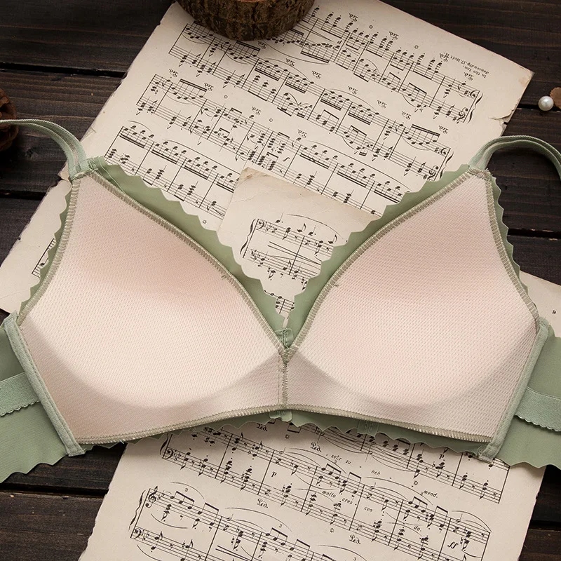 Нижнее белье для женщин без стального кольца отметки бюстгальтера тонкий