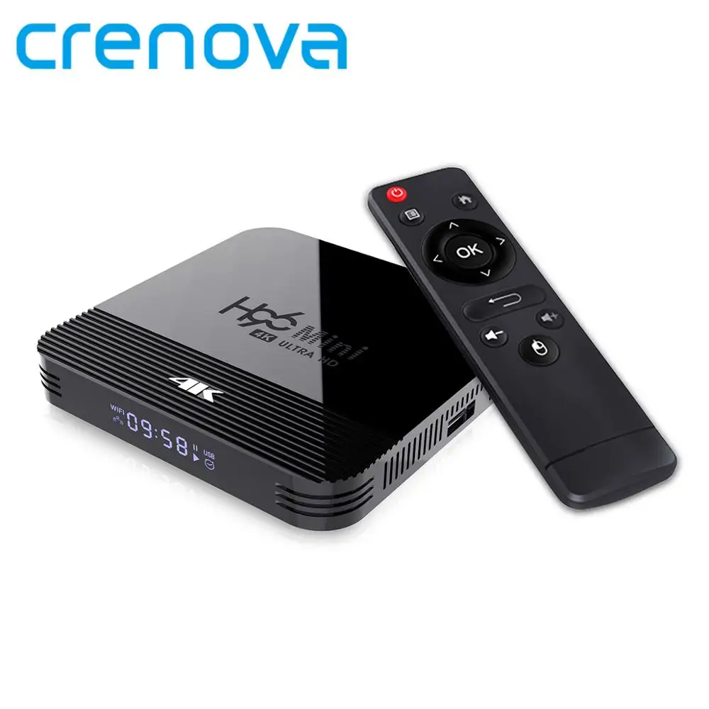 Приставка Смарт-ТВ CRENOVA H96 Mini H8 Android 9 0 RK3228A Penta-Core 2 + 16 ГБ USB 3 4K 3D HDR 4 ГГц | Электроника