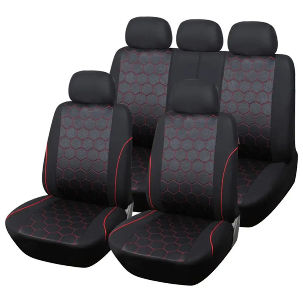 

4/9PCS Universal Fit Most Vehicles Seats Interior Accessories Seat Covers Cushion Car Seat Protector Waterproof Car Seat Cover