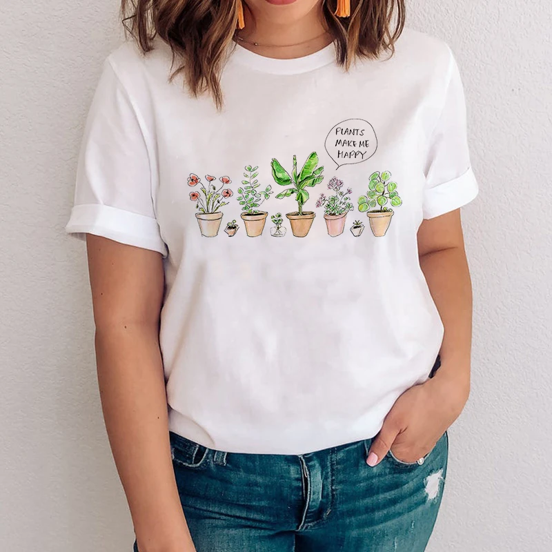 

Женская футболка с надписью «сделай меня счастливой»