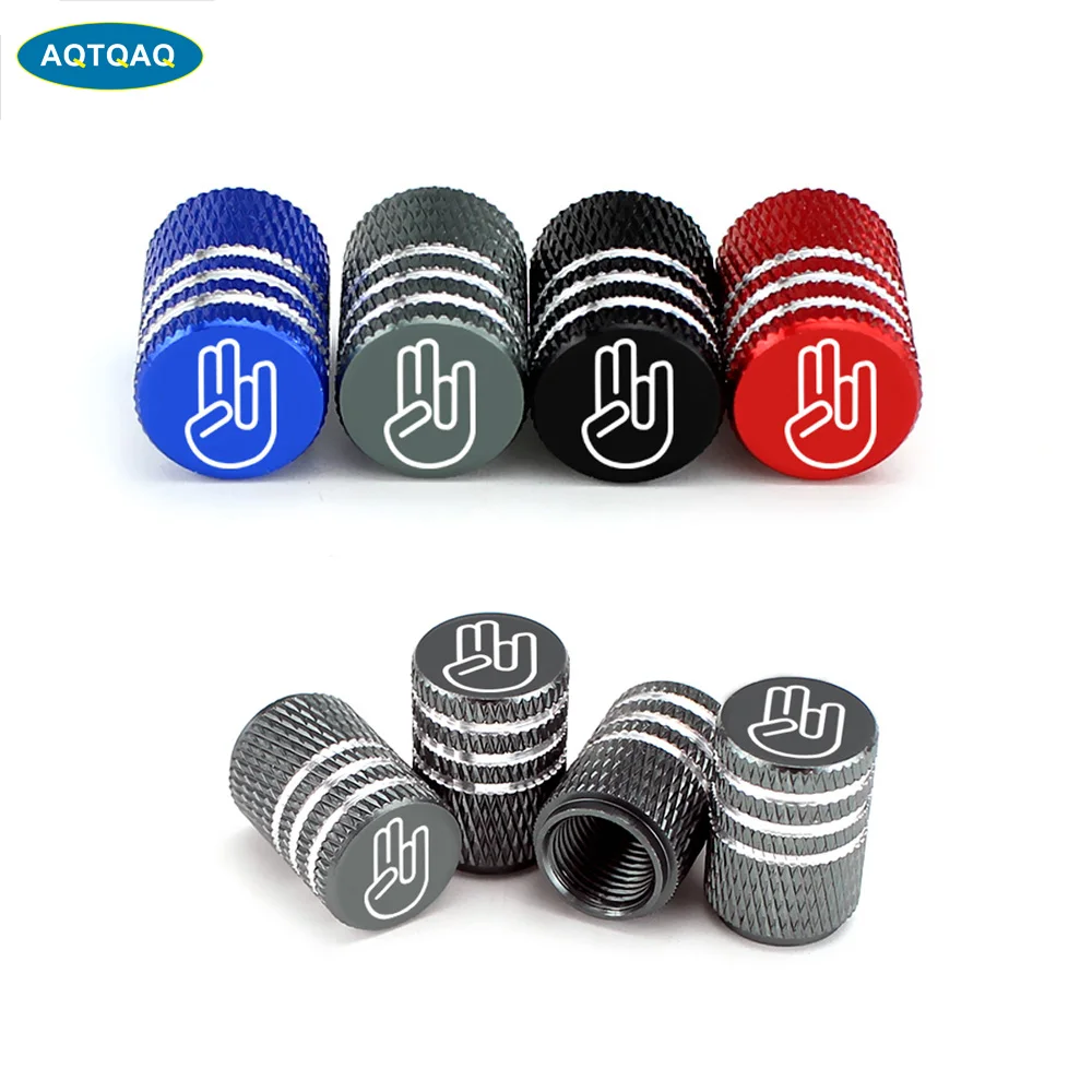 4 шт./компл. колпачки на стержень клапана шины алюминиевые автомобильные