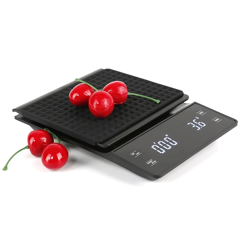 

Kitchen Scale Portable Digital Coffee With Timer High Precision Display Household LED Electronic Measuring Balance Weight Tools