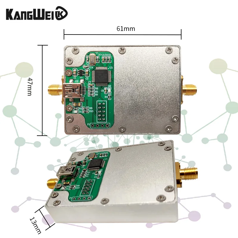 Синтезатор частоты источника сигнала ADF4351 с фазовым заблокированным контуром и