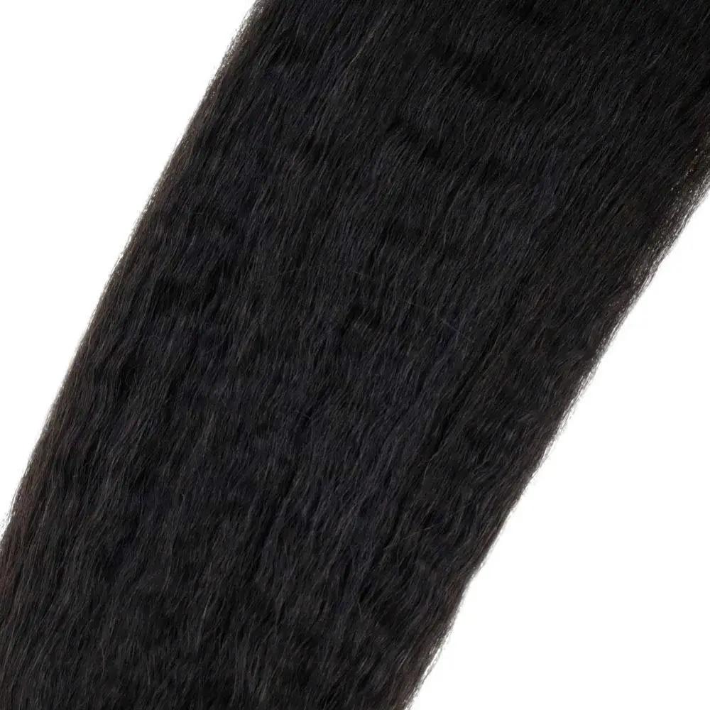 Кудрявые прямые накладные человеческие волосы для наращивания предварительно