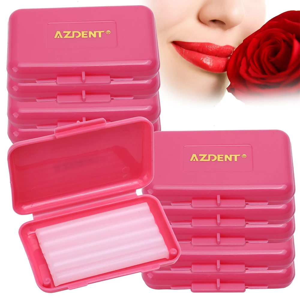 AZDENT 10 Box/Lot Kieferorthopädie-Ortho-Wachs, 6 Geschmacksrichtungen, optional für Zahnspangen, Zahnfleischreizungen, Logo und kein Logo, zufälliger Versand – Detail 10