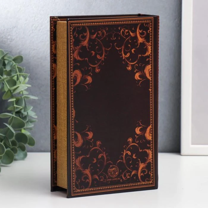 Сейф-книга дерево кожзам Ястреб. Wild nature 21х13х5 см 5487696 | Безопасность и защита