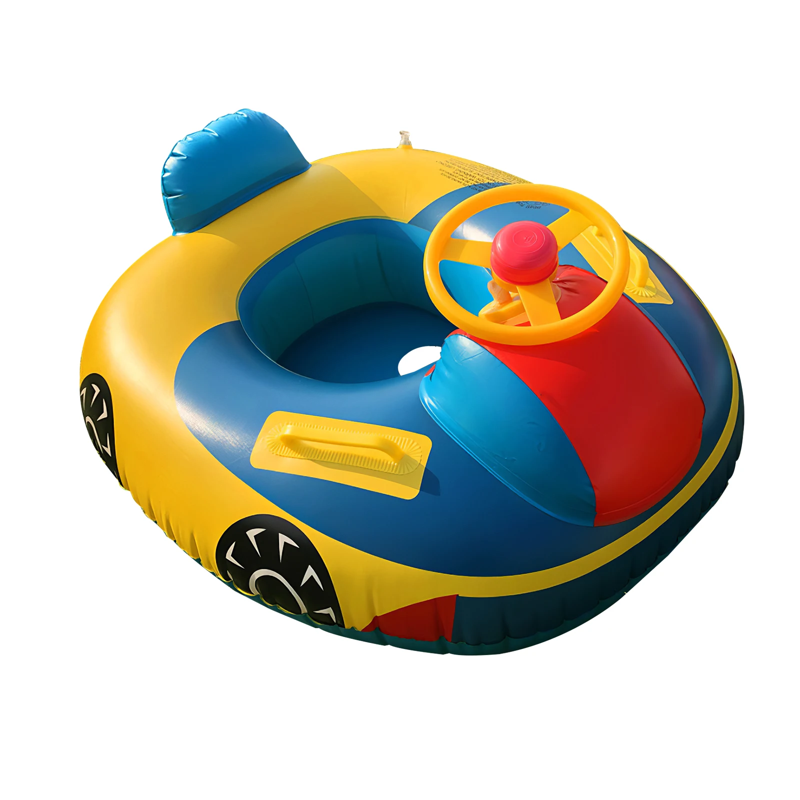 

Summer Baby Inflatable Pool Ring Lap Swim Seat Float Boat Baby Swim Pool Toys Car Shape Aid Trainer With Handles