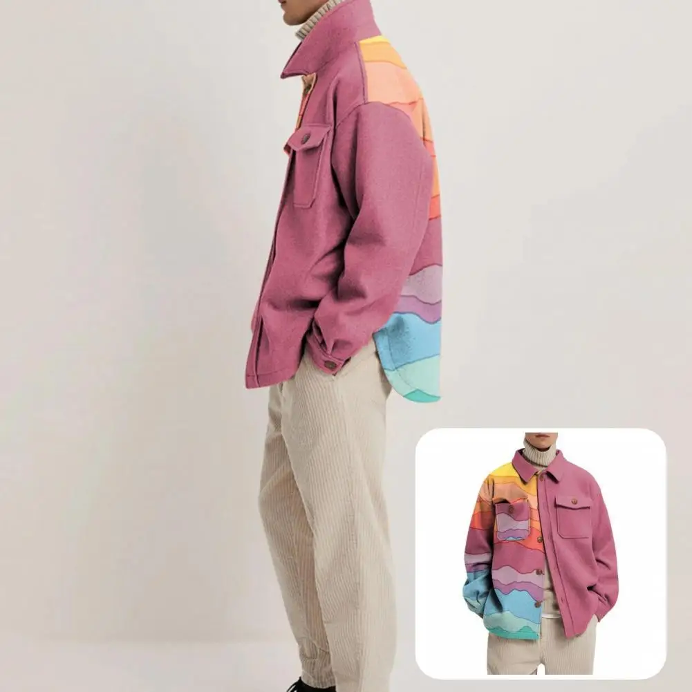

Warm-keeping Practical Men Jacket Winter Casual Streetwear for Spring