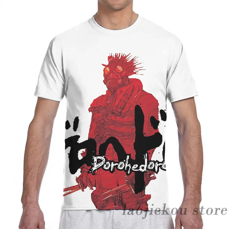 Мужская и женская футболка Dorohedoro Kaiman Q hayashida модная со сплошным принтом для