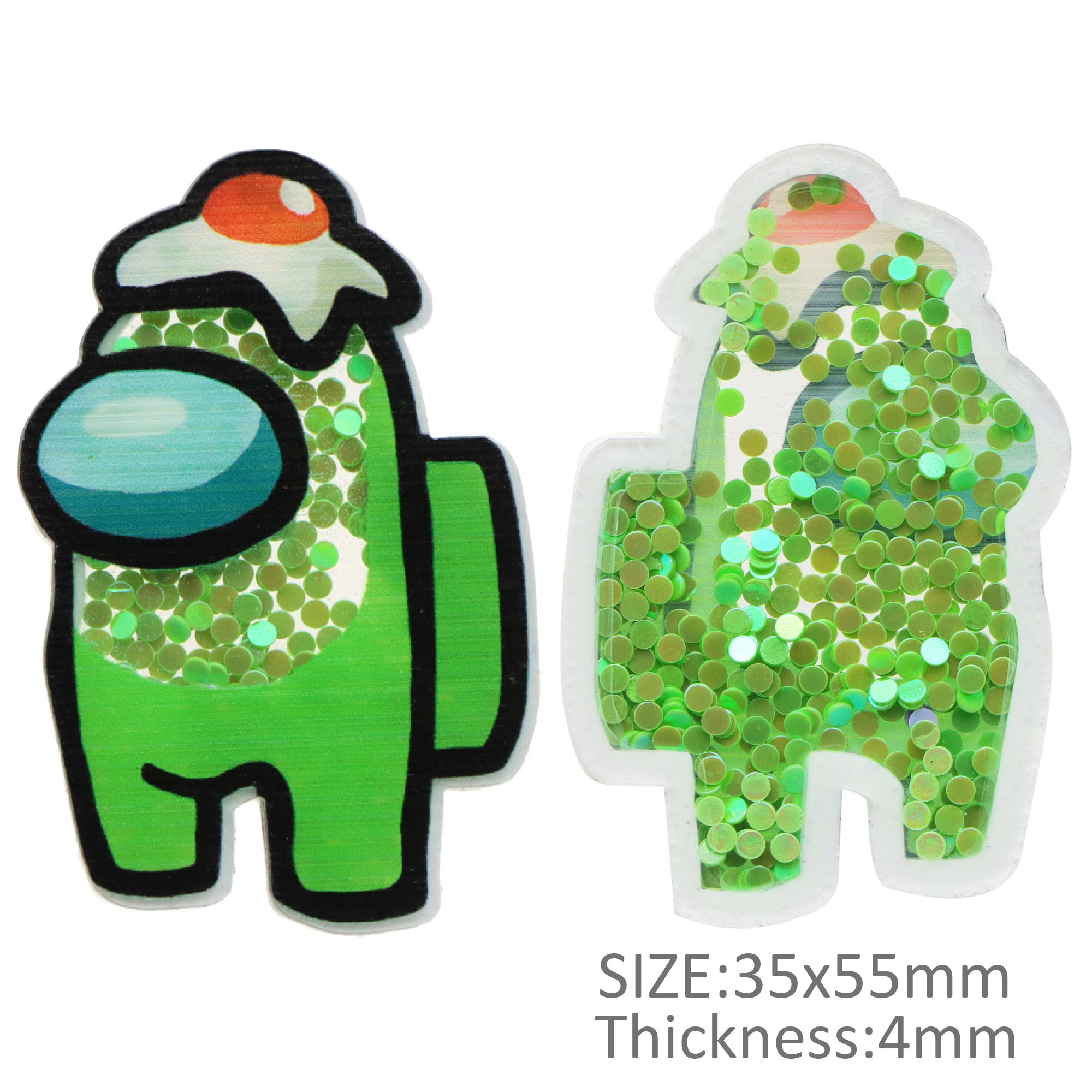 

Game Planet Quicksand Acrylic Planar Resins Cabochons Flatback 1pcs,DIY Craft Supplies Hair Accessories Jewelry ,1Yc16966