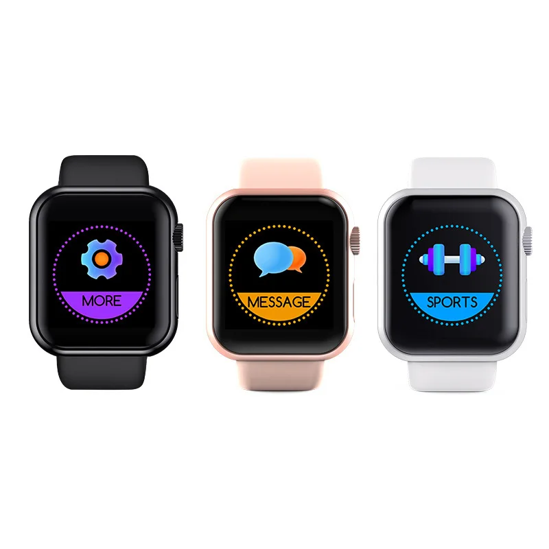 Умные часы D28 с измерением температуры тела пульса и артериального давления