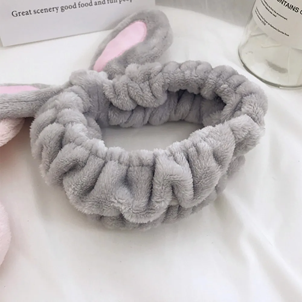 Повязка для волос с кроличьими ушками женщин и девочек эластичная заколка