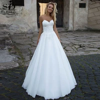 sexy beach wedding dress white lace appliques sweetheart boho bride dresses wedding gowns 2020 vestidos de novia