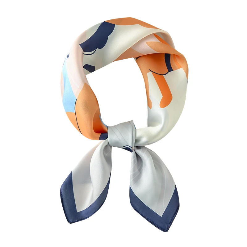 

Square Silk Hair Scarf for Women Girls Sweet Paisley Printed Hijab Head Scarfs Female Bandana Hair Band Hair Accessories Gifts