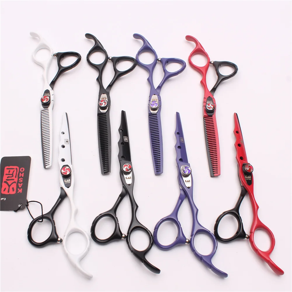 

Spot 6.0 Barber Scissors Professional Japan 440C Haircut Scissors Thinning Scissors Hairdressing Scissors Set Salon Stlying Tool