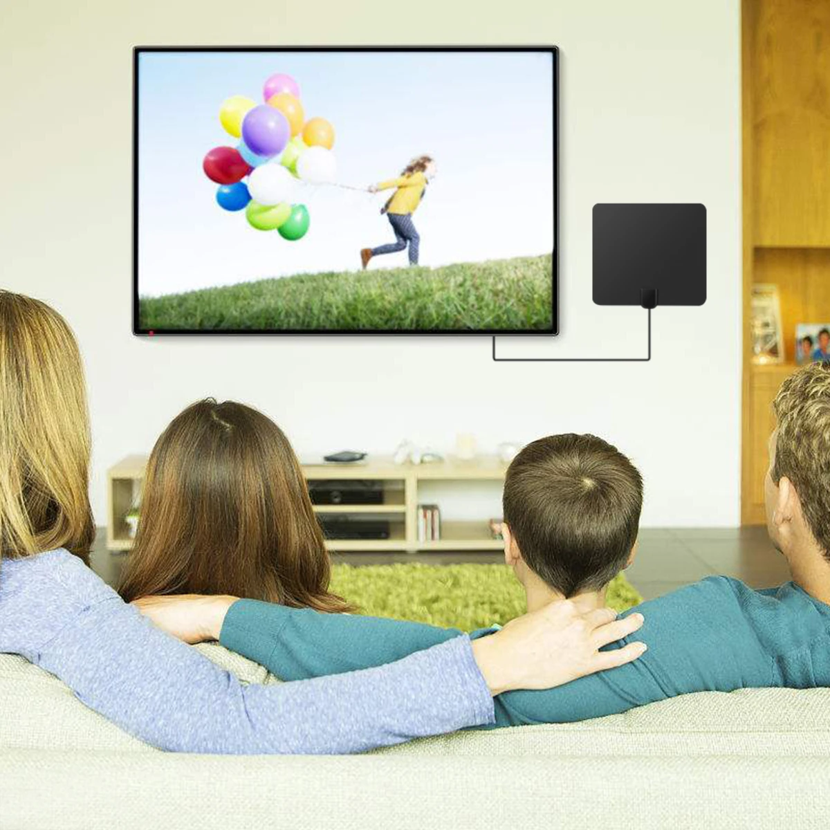 Усилитель на 50 миль активная комнатная HD цифровая ТВ антенна 1080p для DVB T TV