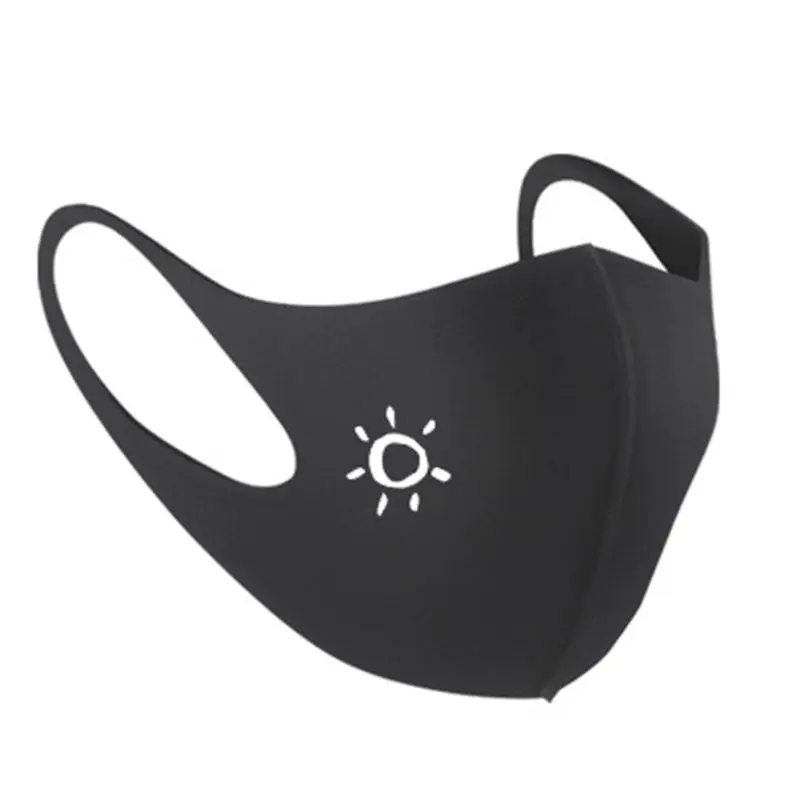 Пылезащитный чехол для половины лица с мультяшным рисунком женщин и мужчин M89F |