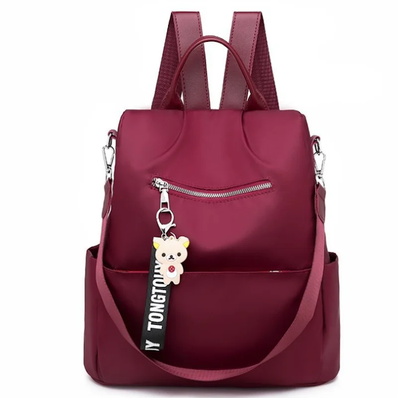 Новый стиль подвеска в виде медведя Лидер продаж рюкзак противокражная ткань