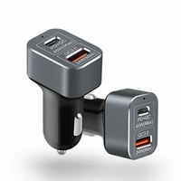 69w qc3 0 pd type c fast charging usb car charger for iphone xs 11 pro huawei p30 pro mate 30 mi9 9pro oneplus 6t 7 pro