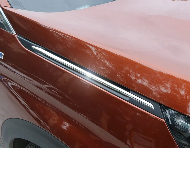 Lsrtw2017 Нержавеющая сталь двигателя автомобиля сбоку планки для peugeot 3008 5008 Декоративные интерьерные аксессуары