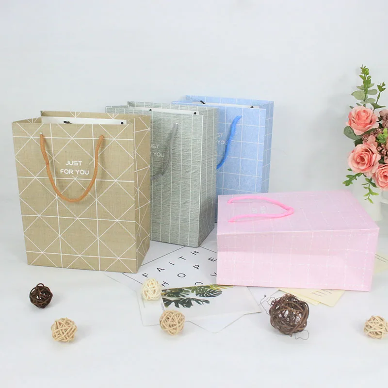 

SLMengGuo Wedding Party Favors "Just For You" Clothing Jewelry Paper gift Bags Tote Bag Shopper Bag Portable Package for gifts