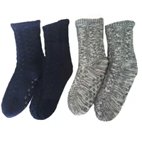 winter indoor floor sock thick warm cotton lined fleece thermal socks for men sock 2021 fluffy non slip carpet u1s2