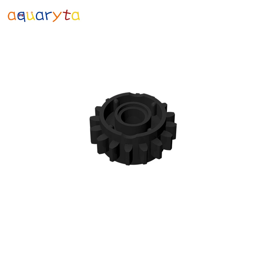 

AQUARYTA 20pcs Technology 16 Tooth Gear compatible with 18946 Assembles Particles Building Blocks Parts Educational Tech Toys