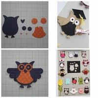 adorable owl metal cutting dies stencils diy owl die cut for card making diy new2019 crafts cards