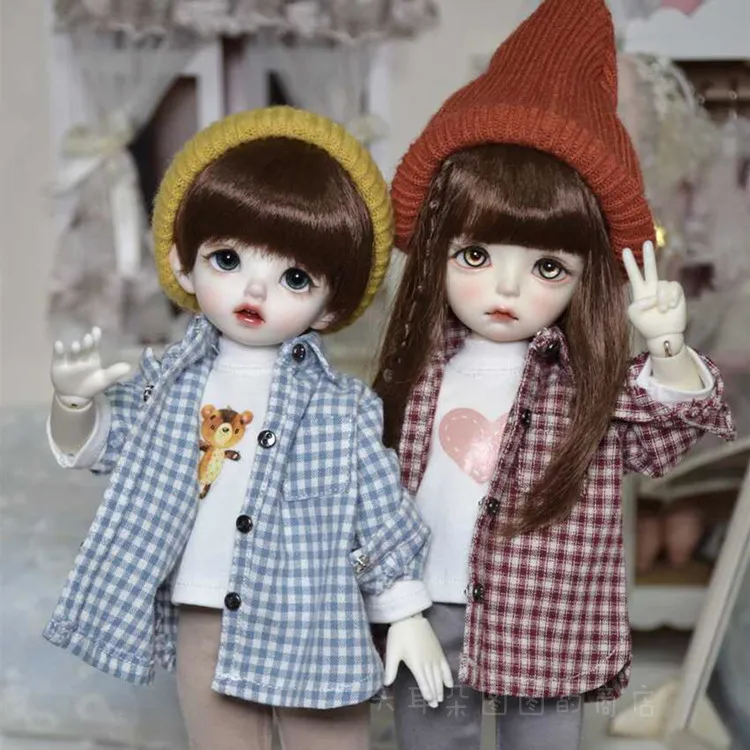 1/6 BJD одежда аксессуары рубашка+ брюки+ шляпа+ футболка набор кукольные наряды для BJD/SD yosd, не включены кукла, обувь, парик и другие E2580