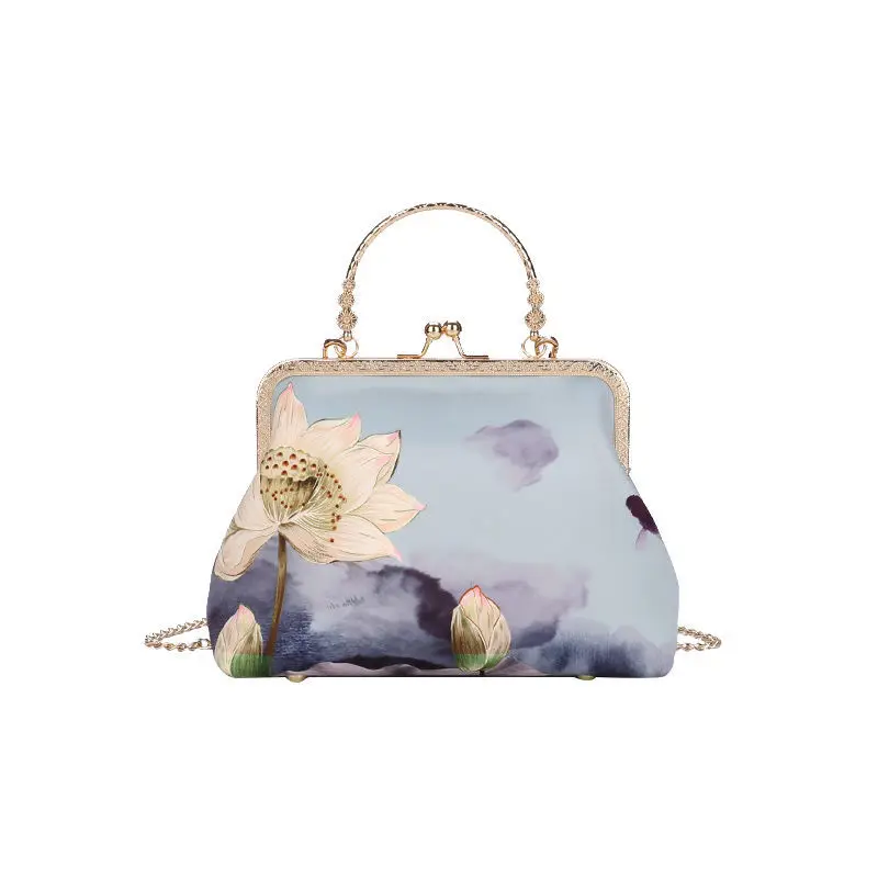 

Новая готовая атмосферная Сумка-Ципао в китайском стиле, сумка-мессенджер двойного назначения, изысканная Высококачественная сумка