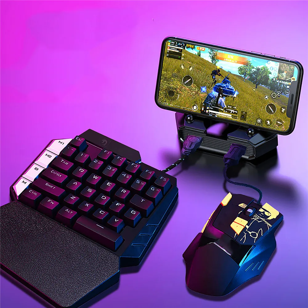 Mobile Phone Bluetooth 5.0 Gaming Controller Keyboard Mouse Converter for PUBG Game Android IOS Tablet Accessories | Электроника