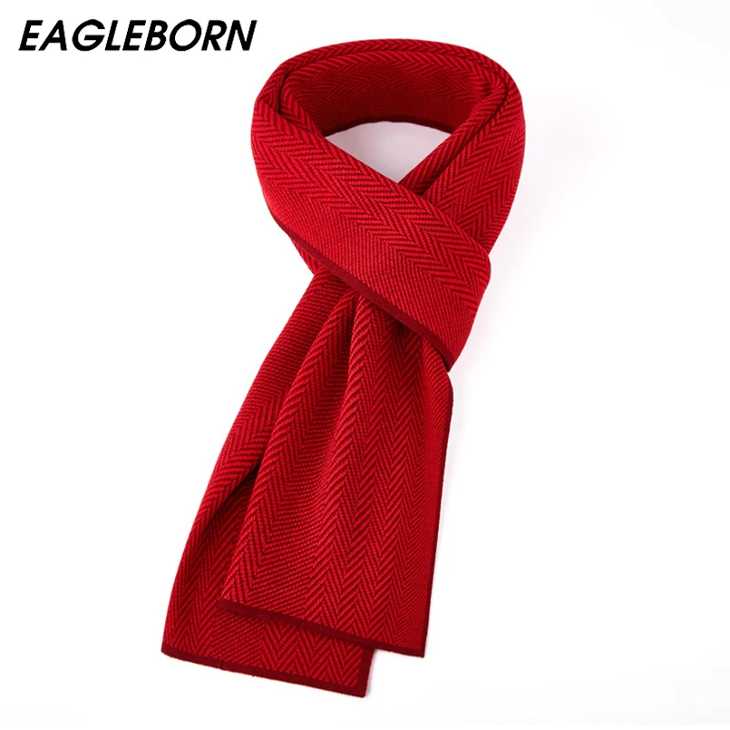 Новинка 2022 зимний мужской шарф шерстяной черные классические роскошные шарфы в