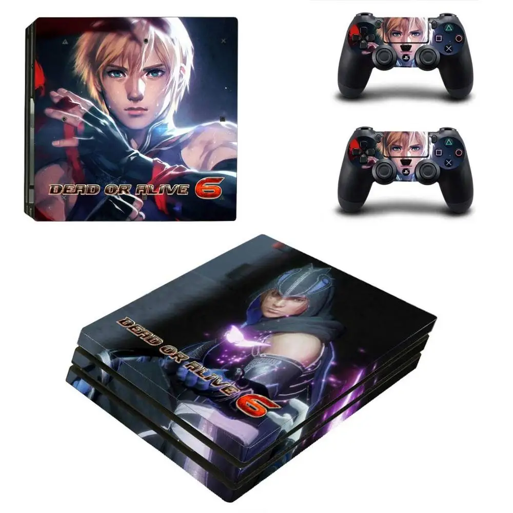 Наклейки Dead or Alive 6 PS4 Pro s Play station 4 наклейки для PlayStation скины консоли и контроллера