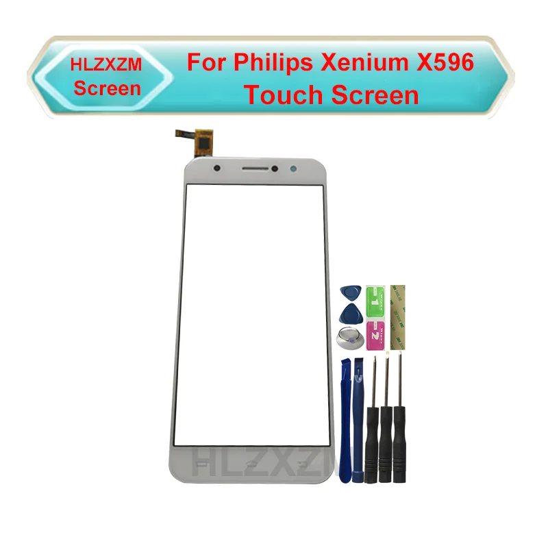 

Для Philips Xenium X596 сенсорный экран без ЖК-дисплея дигитайзер сенсор Замена с инструментами