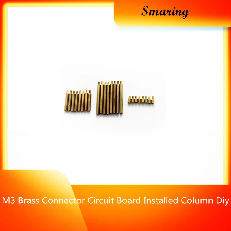 Медный стержень M3 10 шт./лот латунный разъем монтажная плата установленная