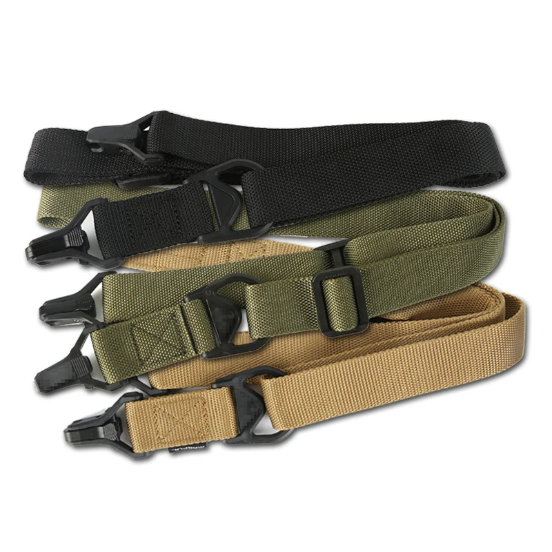 

MS3 Tactical 2 Point Gun Sling Shoulder Strap Bungee Multi Mission Belt Airsoft Hunting Army Military Two Point Gun Rope
