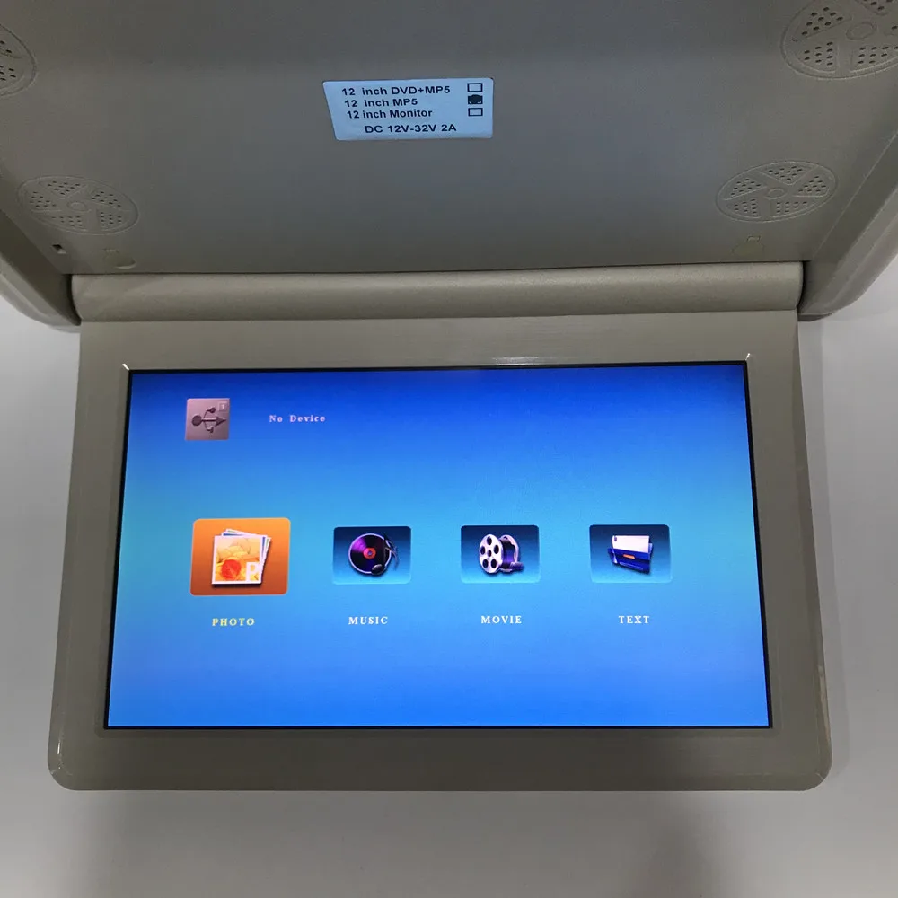 12 inches LED Digital Screen Car Roof Mounted Display Monitor Ceiling / Flip Down Overhead for and Bus | Автомобили и мотоциклы